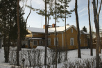 Ali-Jussilan talo on laajennettu ristinmuotoiseksi 1980-luvulla. Kuva Heikki Simola.