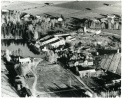 Kuvassa Ruukin rakennuksia 1950-luvulta. Kuva Tuusulan museo